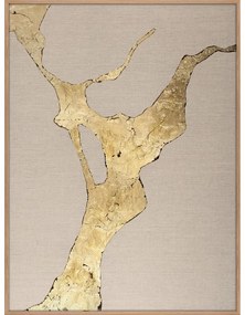 Kézzel festett kép 90x120 cm Wild Horizon Gold – Malerifabrikken