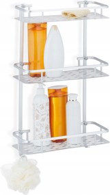 Fürdőszobai polc Zuhany alá Fali Fekete Loft Organizer