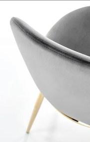 K-460 étkezőszék szürke arany