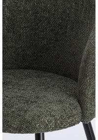 Khaki fém étkezőfotel szett 2 db-os Radaja – Light &amp; Living