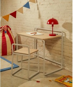 Bézs fém gyerek szék Tinn – Kave Home