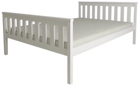 Ágy KALEA 90 x 200 cm, fehér Matrac: Coco Maxi matrac 20 cm, Ágyrács: Deszkás ágyráccsal