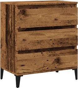 vidaXL komód Régi fa 60x35x70 cm Gépelt fa