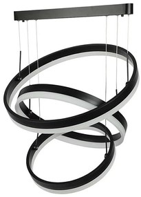 LED dimmelhető csillár zsinóron LED/86W/230V 3000K fekete