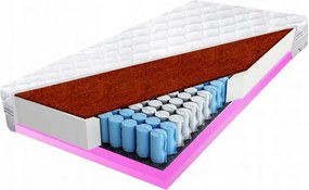 90x200 zsebes matrac hr-ral és kókuszdióval 20cm rugós antiallergén H3