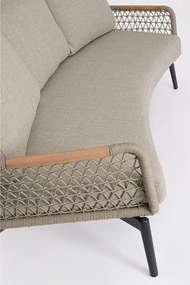 Világosbarna akácfa kerti kanapé Eulero – Bizzotto