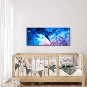 Kép - Űrbálna (120x50 cm)
