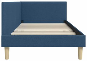 Sarokágy keret Egyéb Kék 100 x 200 cm Szövet és Mérnöki Fa