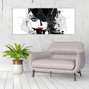Kép - A titokzatos nő (120x50 cm)