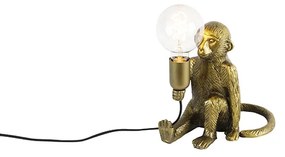 Vintage asztali lámpa sárgaréz - Monkey Det