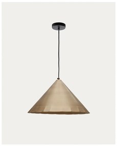 Sárgaréz színű függőlámpa fém búrával ø 46 cm Parlava – Kave Home