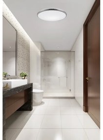 Top Light -LED Fürdőszobai mennyezeti lámpa SILVER LED/18W/230V IP44 átm. 34 cm króm