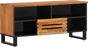 vidaXL tömör akácfa TV-szekrény 100 x 34 x 46 cm