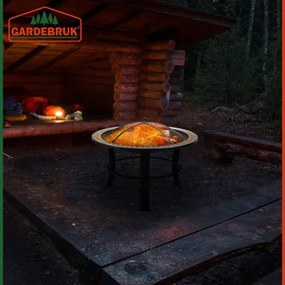 monzana® Kandalló Fuego Ø76 cm - mozaik