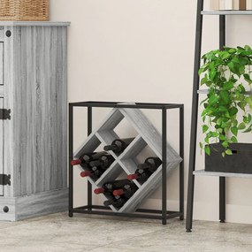 Boros polcok Szürke Sonoma Forgácslap Kicsi Négyszögletes