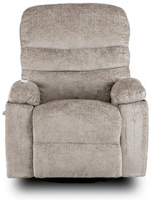 Elektromosan Vezérelhető Masszázsfunkciós Relaxfotel Fotel Barnás-Bézs Színben. BRUCE