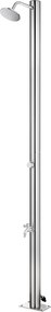 vidaXL rozsdamentes acél kerti zuhany 215 cm