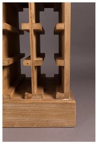 Barna jegenyefenyő bortartó szekrény palackok száma 28, 43,5x118,5 cm Claude – Dutchbone