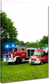 Vászonkép 40x60 Tűzoltóság