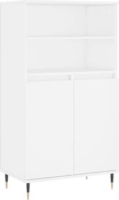 vidaXL fehér szerelt fa magasszekrény 60 x 36 x 110 cm
