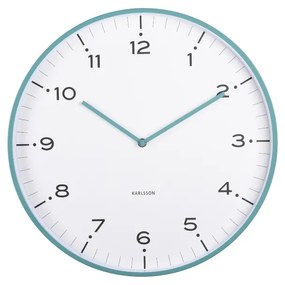 Karlsson 6011BL design falióra kék, 40 cm átmérővel