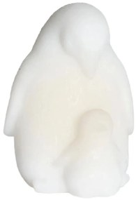 Fehér elemmel működő fénydekoráció ø 9 cm Penguin – Sirius