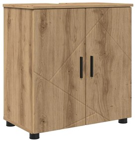 Fürdőszoba bútor szett 4 pcs kézműves tölgy 61 x 35 x 64 cm