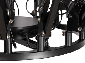 Okos függőlámpa fekete 16-lámpás állítható 16 Wifi A60-nal - Hobby Spinne