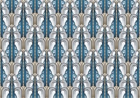 Fotótapéta Ar Deco Geometria Minta Elegáns vinil 208x146 +ragasztó