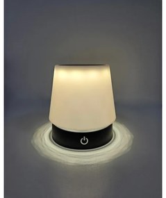 LED érintős asztali lámpa, állítható fényerő, 3W, 5V USB, 800 mAh, fehér