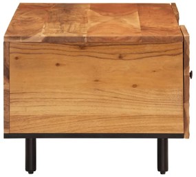 tömör akácfa dohányzóasztal 100 x 54 x 40 cm