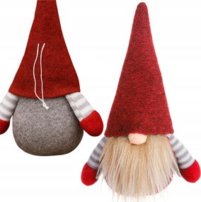 Manó Mikulás Karácsonyi Manó Hosszú Szakáll Dekoráció Piros Z4 C