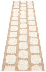Bézs-krémszínű kültéri-beltéri futószőnyeg 70x300 cm Sten Light Nougat – Pappelina