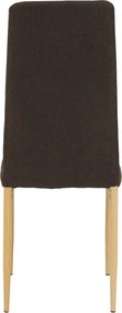 Szék, sötétbarna szövet/bükk, COLETA NOVA