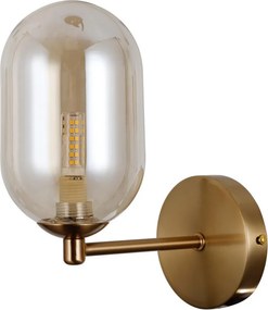 Italux PERANO WL-4215-1-HBR Fali lámpa 1x5W/G9 IP20