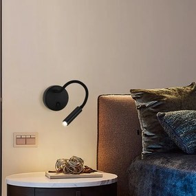 Brilagi - LED Dimmelhető flexibilis fali lámpa MAYA 1xG9/4W/230V fekete