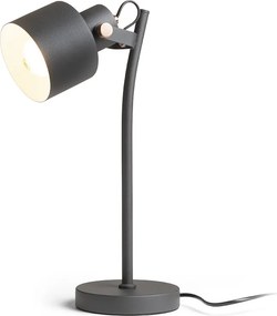 RENDL CELEIA asztali lámpa matt fekete szálcsiszolt réz 230V LED E27 11W