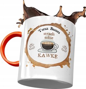 Narancssárga Bögre Basszusgitárosnak Kávéscsésze Nyomtatott Fotóval