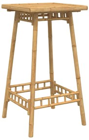 vidaXL bambusz kültéri bárasztal négyzet alakú 55x55x100 cm