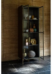 Aranyszínű fém tálalószekrény 64x184 cm Gertlush – Dutchbone