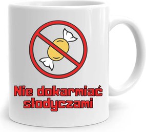 Vicces Bögre Vicces Ne Etesd Az Édességeket fényképes nyomtatással