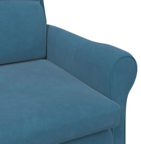 Kék Karosszék Kék Szövet, Fa Szabványos Ergonomikus