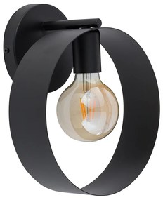 Fali lámpa HAPPY 1xE27/60W/230V fekete