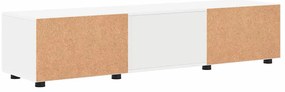 TV szekrény fiókkal polcokkal Fehér 150 x 39 x 30 cm Faanyag