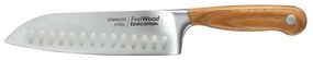 Rozsdamentes acél santoku kés Feelwood – Tescoma