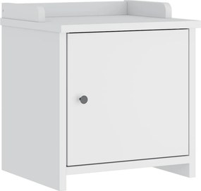 vidaXL SANDNES fehér tömör fenyőfa előszobapad 45x40x50 cm