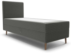 RANA comfort kárpitozott boxspring ágy, 90x200, poso 115, balos