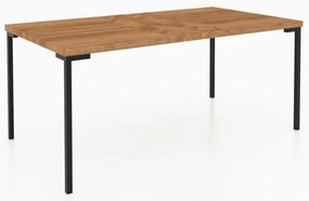 Natúr színű tölgyfa dohányzóasztal 60x110 cm Abies – The Beds