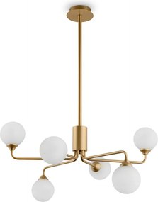 Maytoni modern csillár alexis fehér matt arany mymod044pl-06mg