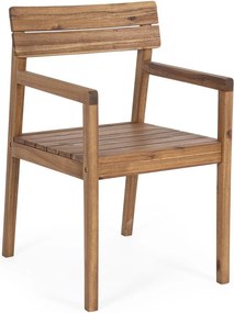 Natúr színű tömörfa kerti szék Rodano – Bizzotto